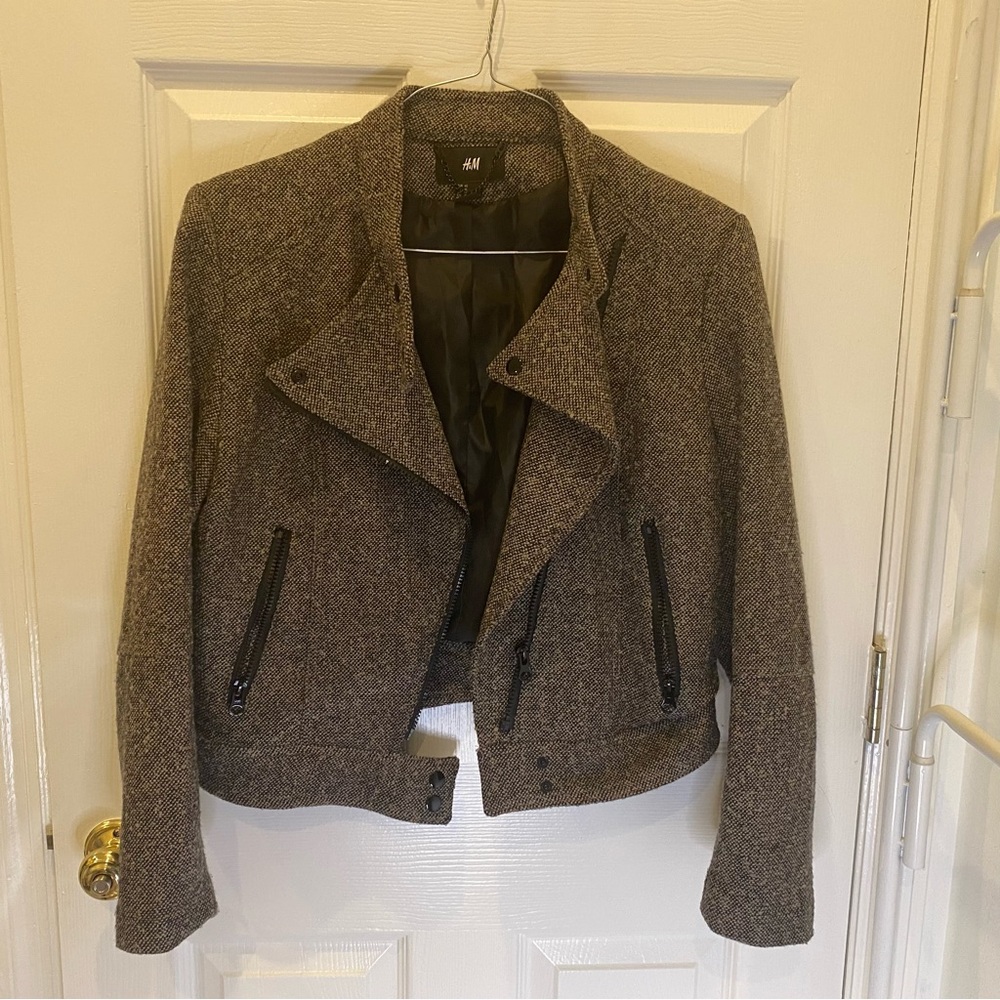 H&M Brown Tweed Jacket